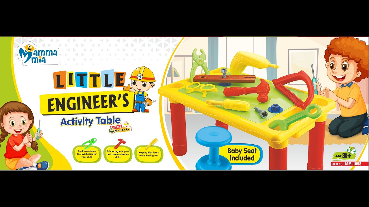 LITTLE ENGINEER'S ACTIVITY TABLE
