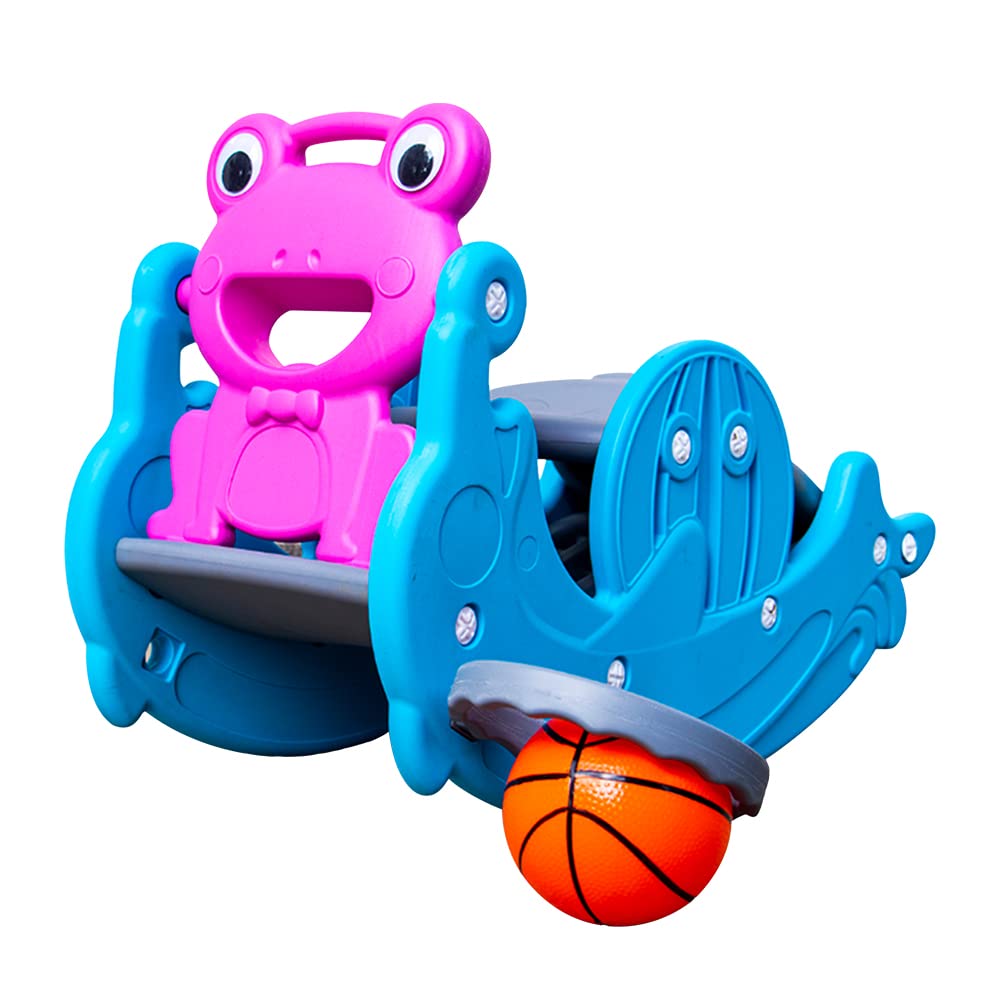 3 IN 1 SLIDE ROCKER & BASKETBALL