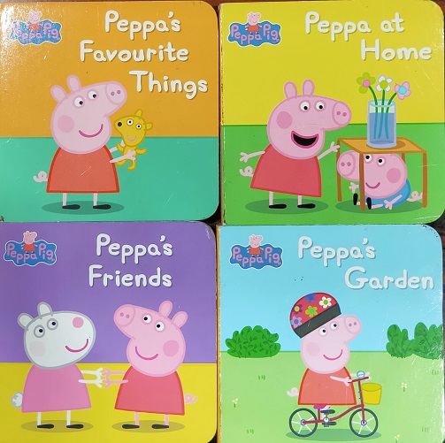 PEPPA'S garden,home,friends & favourite things 4 in 1