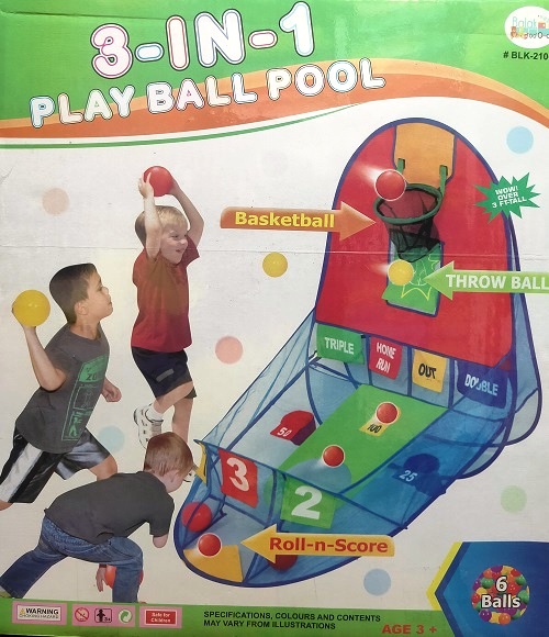 3 IN 1 PLAY BALL POOL