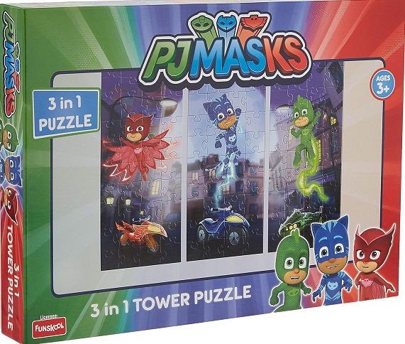 PJMASKS 3 IN 1 TOWER PUZZLE