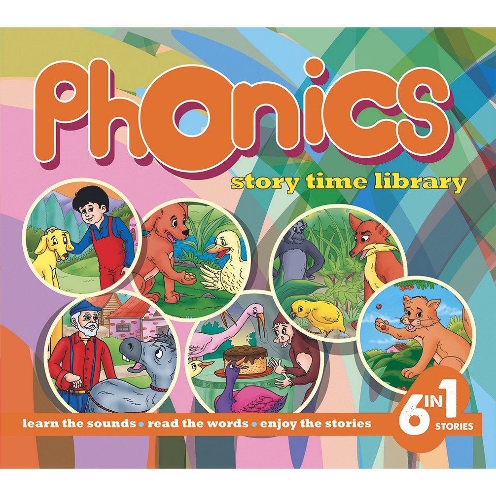 PHONICS story time library 3 orange 6 in 1