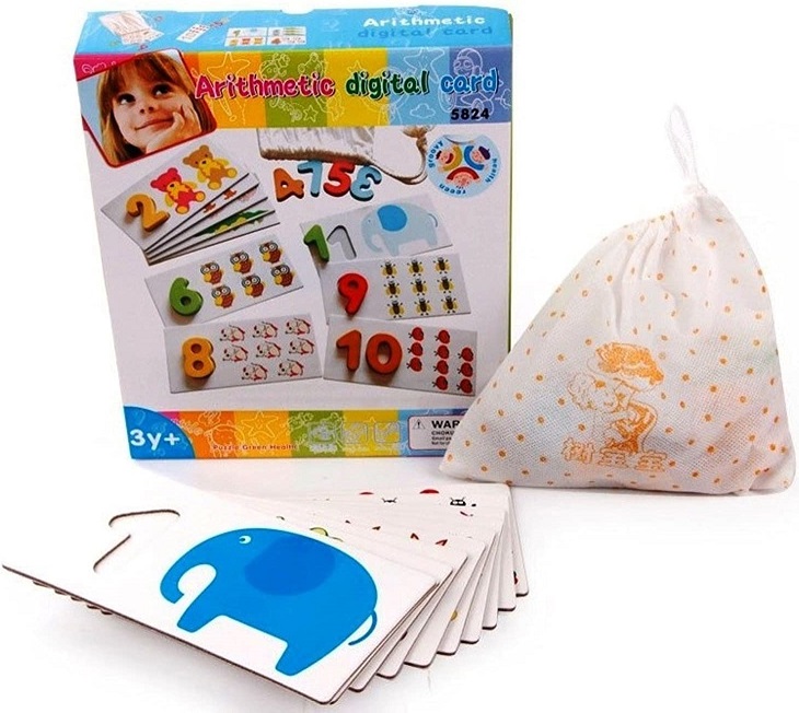 ARITHMETIC DIGITAL CARD NUMBERS