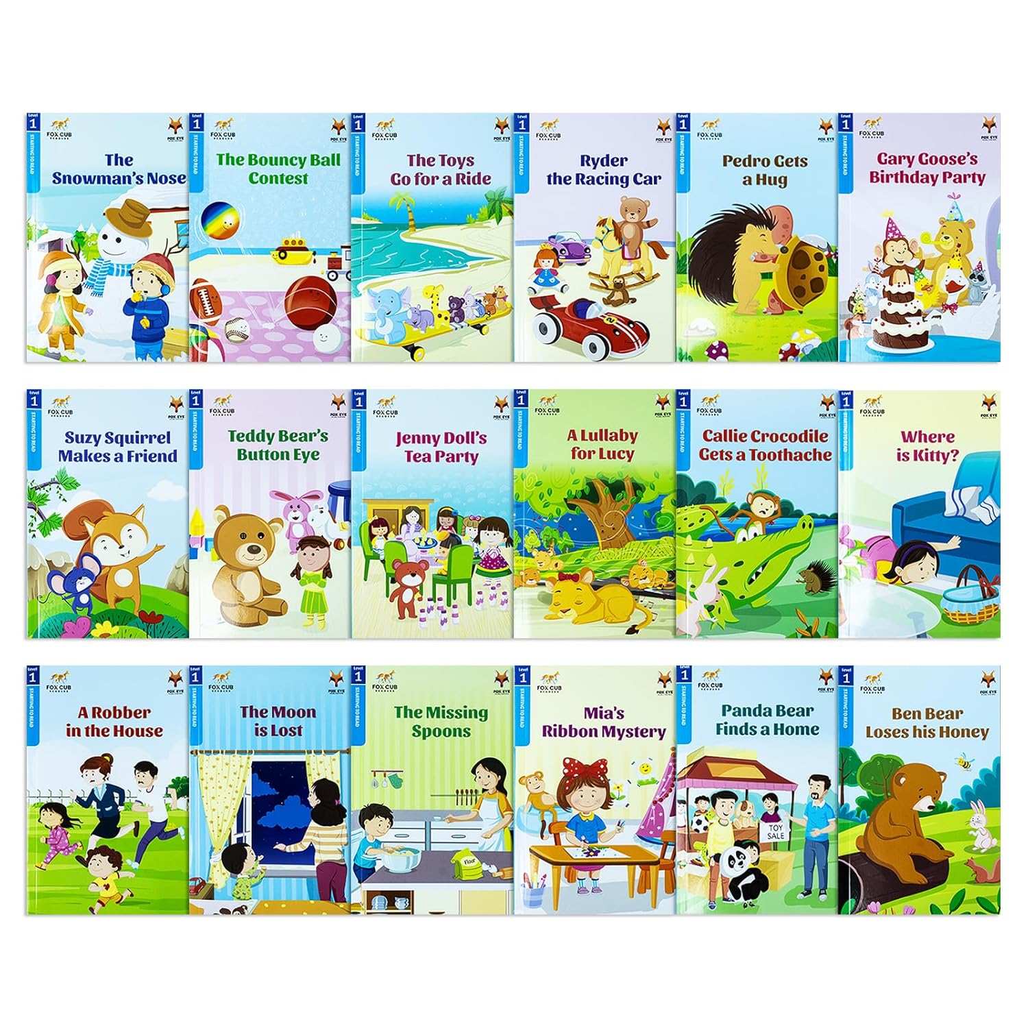 PEDRO GETS A HUG,A LULLABY FOR LUCY,JENNY DOLL'S TEA PARTY 3 IN 1