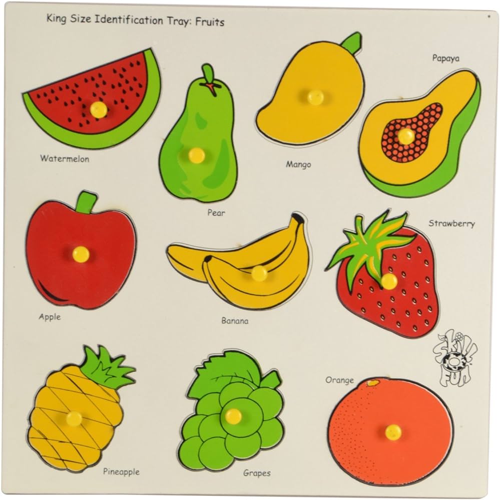 KING SIZE IDENTIFICATION TRAY FRUITS