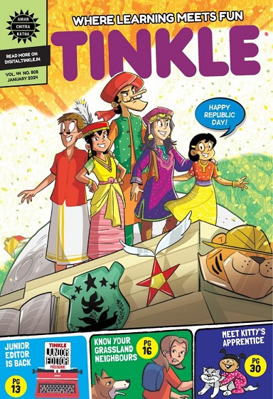 NO 808 TINKLE COMIC 2024 JAN