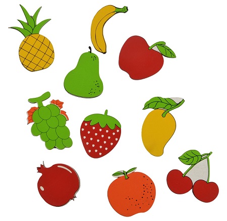 MAGNETIC CUTOUTS FRUITS