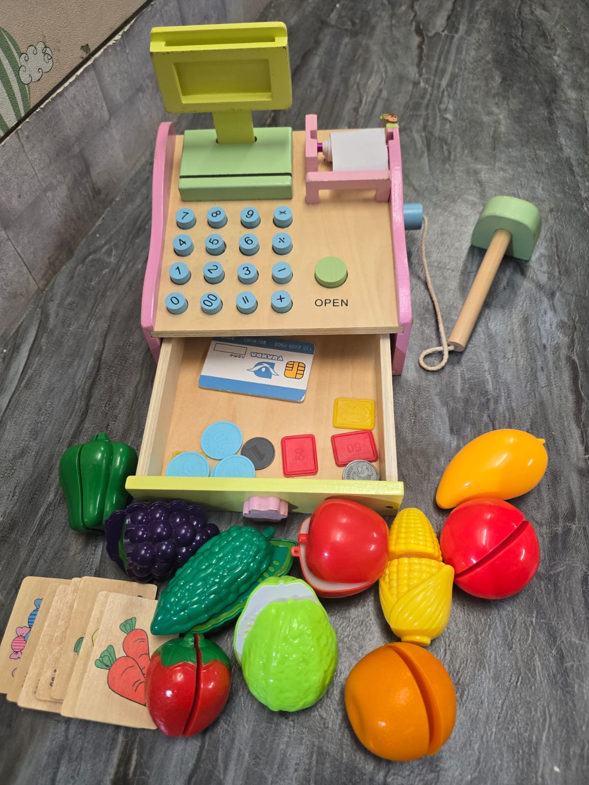 WOODEN CASH REGISTER
