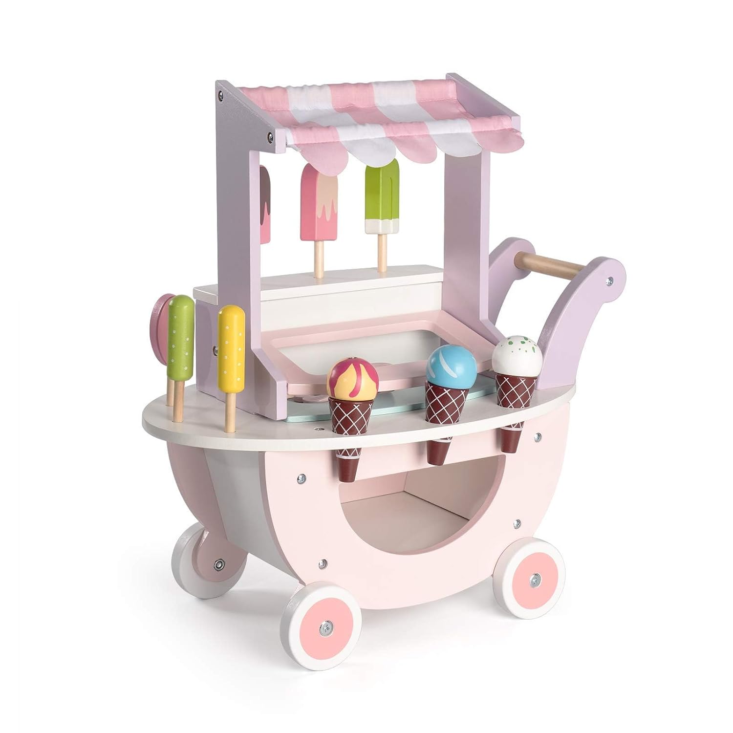 WOODEN ICE CREAM CART 