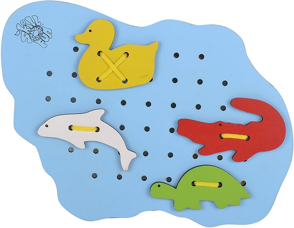 SEWING POND WITH WATER ANIMALS