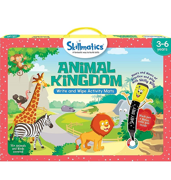 ANIMAL KINGDOM write and wipe activity mats