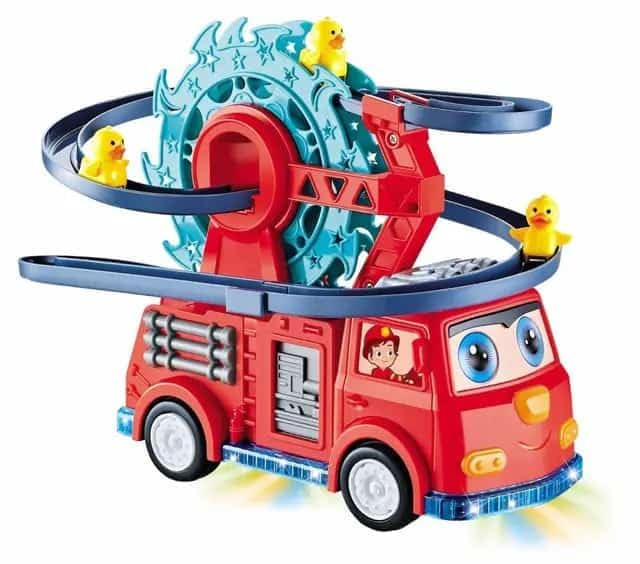FIRE RAIL CAR DUCK SWIVEL SLIDE