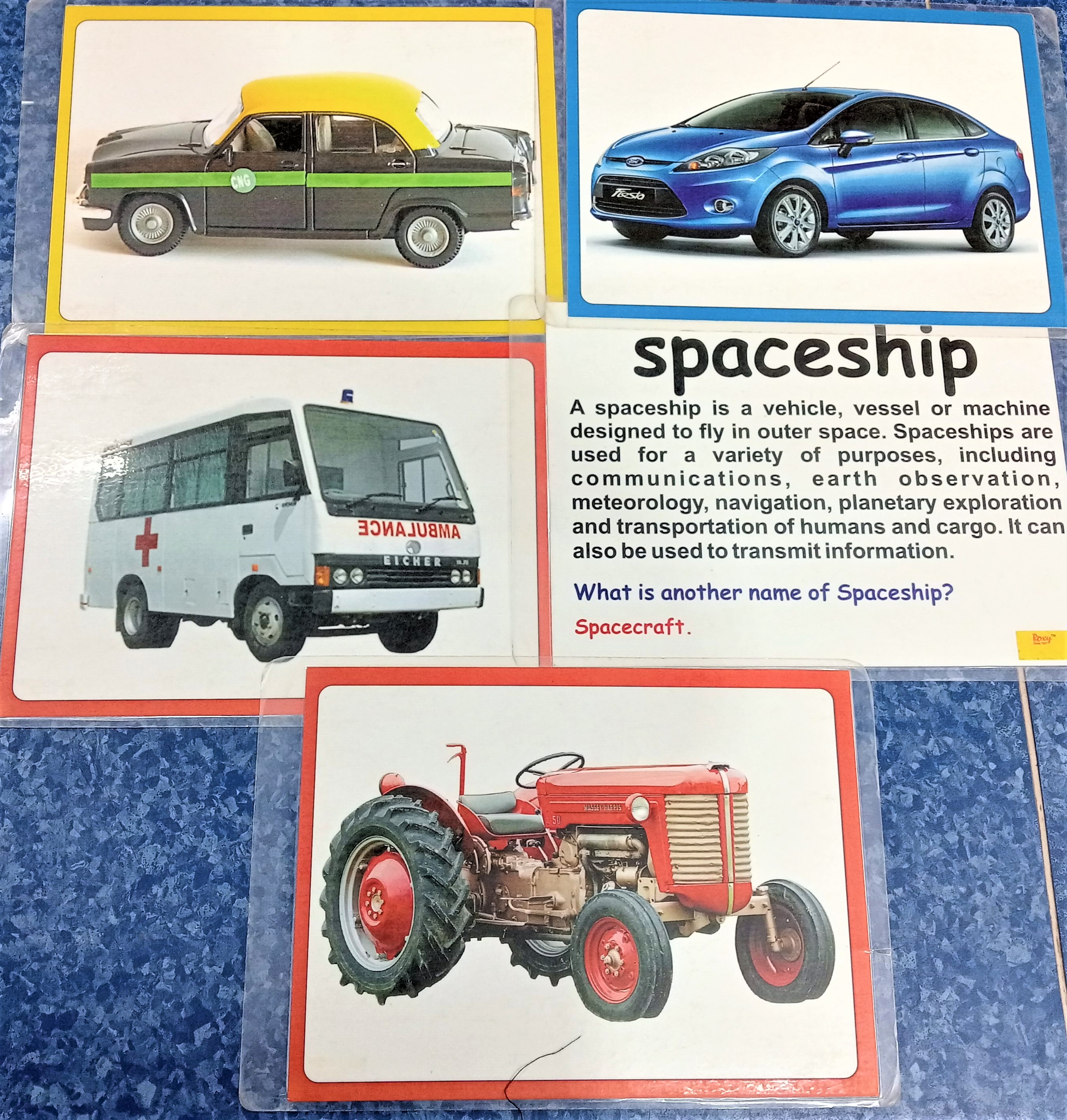 TRANSPORT flash cards wise