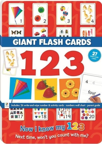 GIANT FLASH CARDS 123