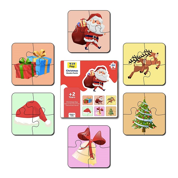 YAY PLAY 4 PIECE PUZZLE CHRISTMAS