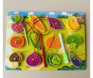 3 IN 1 VEGITABLES MAGNETIC PUZZLE
