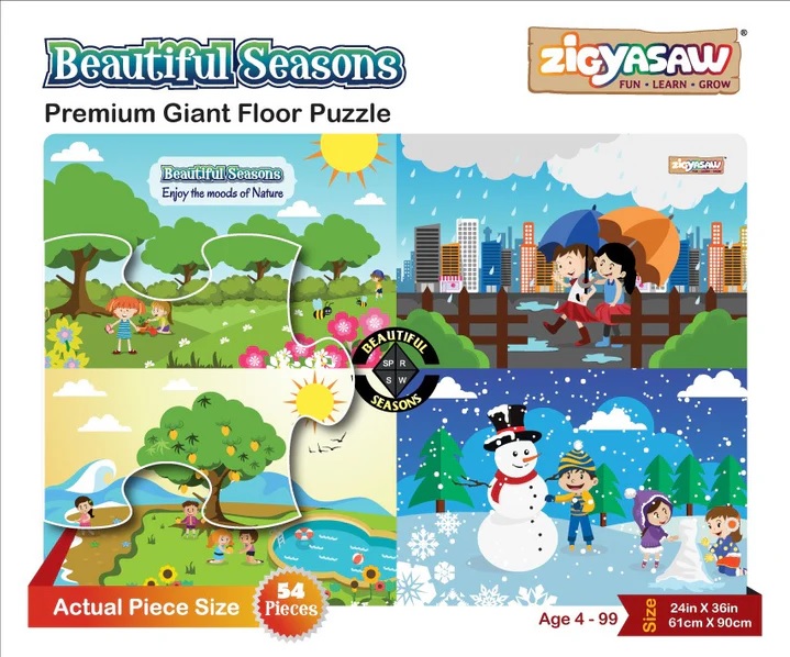 BEAUTIFUL SEASONS FLOOR PUZZLE