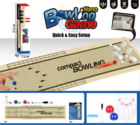 COMPACT BOWLING GAME