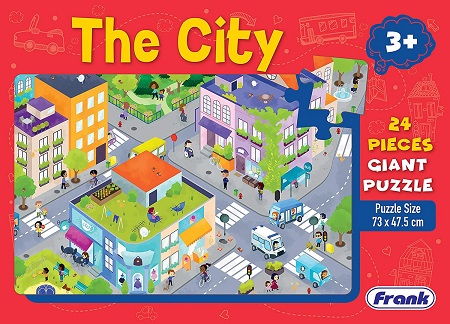 THE CITY giant puzzle