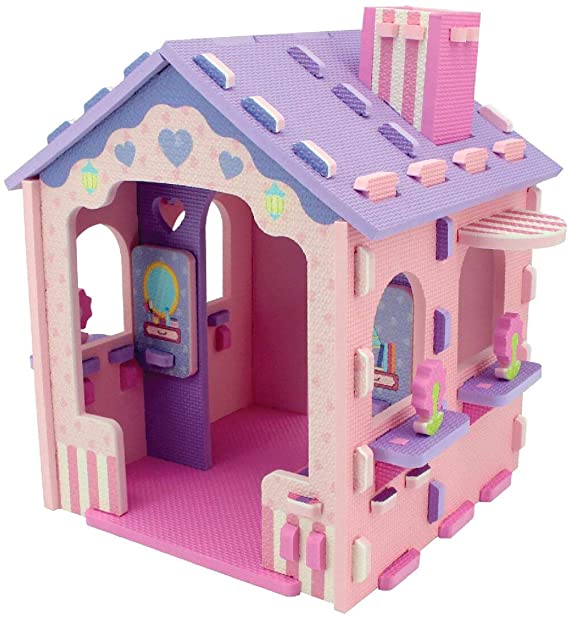 GIRL'S DOLL HOUSE foam & wooden