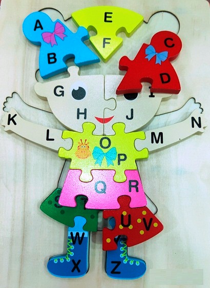 WOODEN ALPHABET PUZZLE