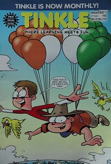 NO 772 TINKLE COMIC 2021 JAN