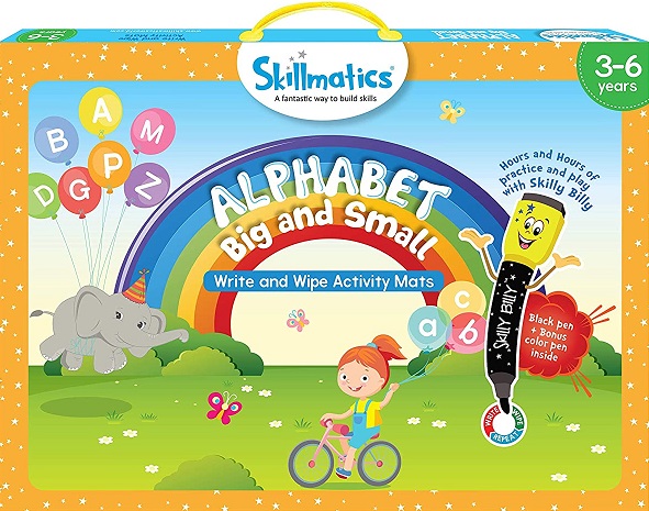 ALPHABET BIG AND SMALL write and wipe activity mats