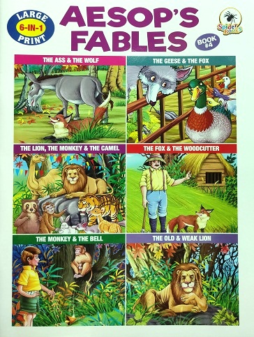 AESOP'S FABLES 6 in 1 large print 4
