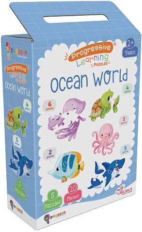 PROGRESSIVE LEARNING PUZZLES OCEAN WORLD
