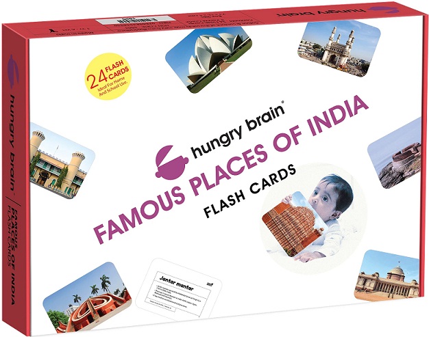 HUNGRY BRAIN FAMOUS PLACES OF INDIA flash cards