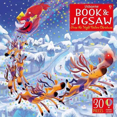 BOOK & JIGSAW TWAS THE NIGHT BEFORE CHRISTMAS