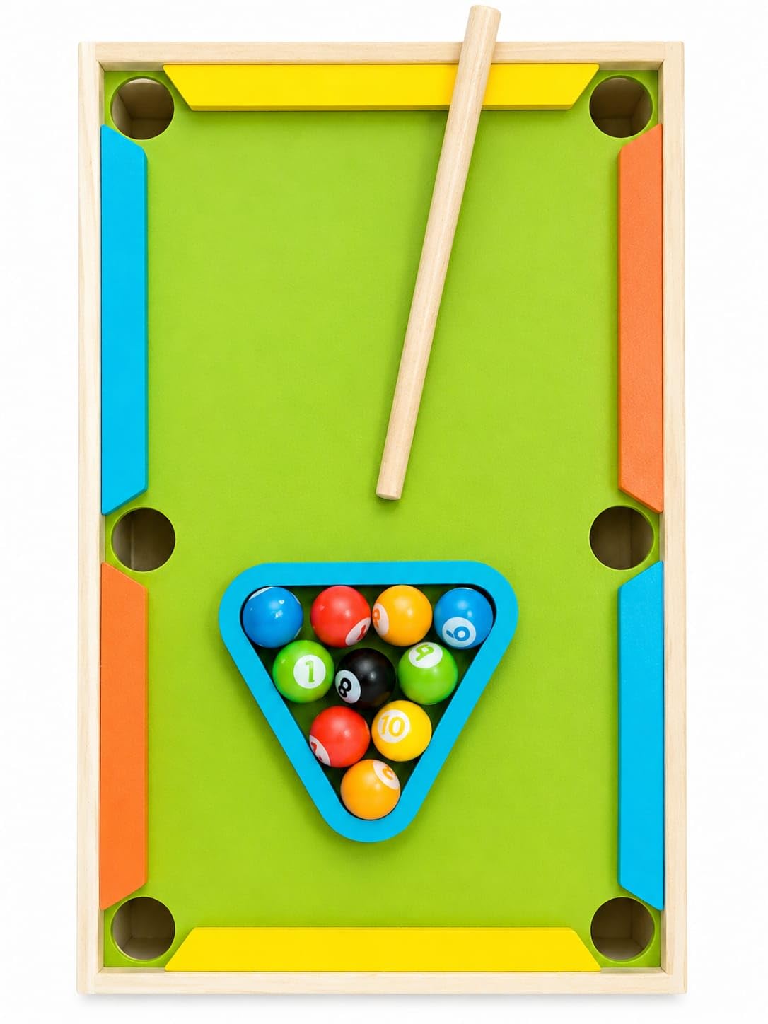 BILLIARDS WOODEN SET POOL TABLE