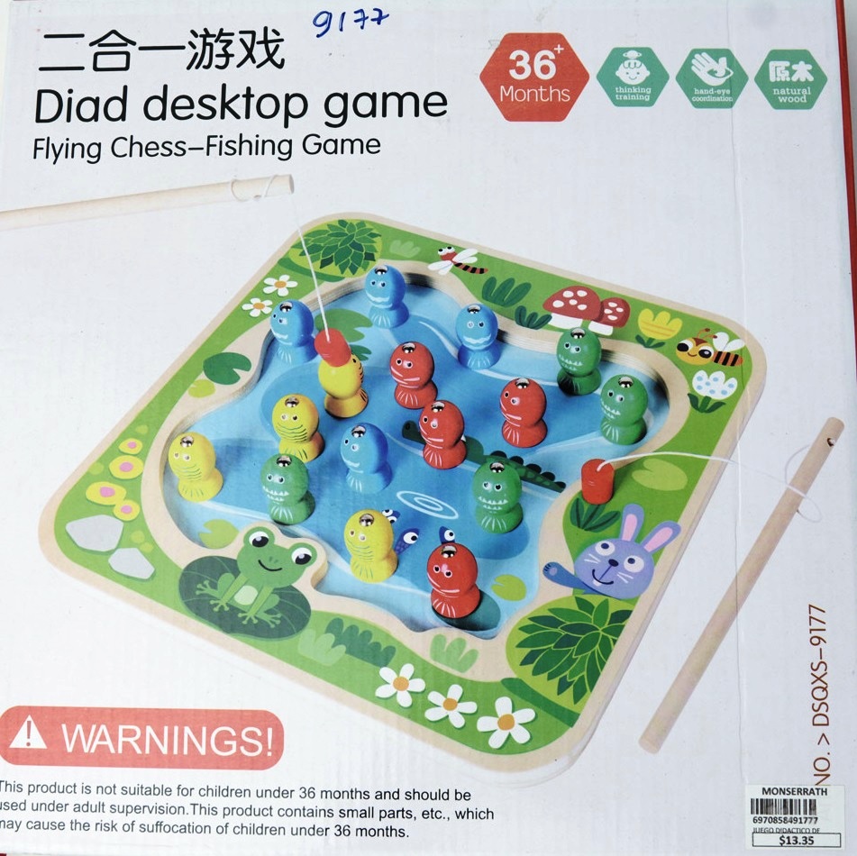 WOODEN FISHING GAME