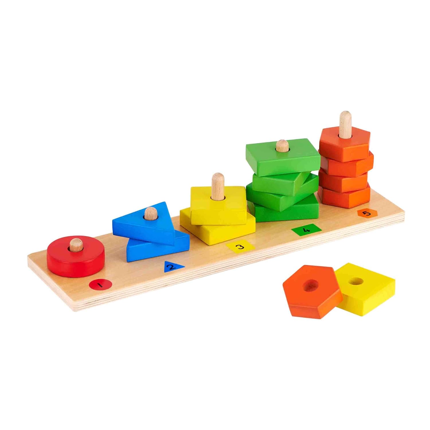 NUMERICAL SHAPE STACKER