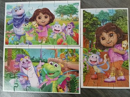DORA SUPERCOLOR 3 IIN 1 puzzle 3