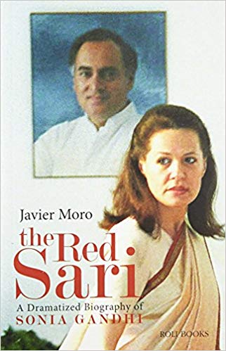 THE RED SARI sonia gandhi