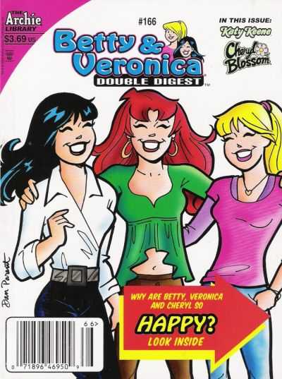 NO 166 BETTY & VERONICA DOUBLE DIGEST