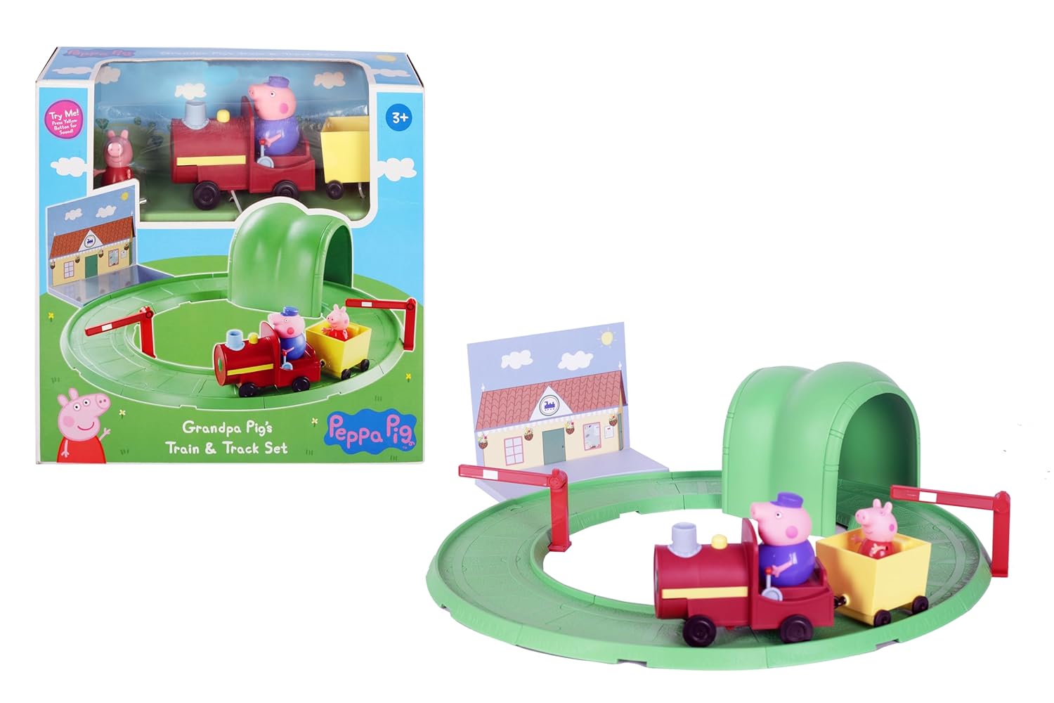 PEPPA PIG GRANDPA PIGS TRAIN AND TRACK SET