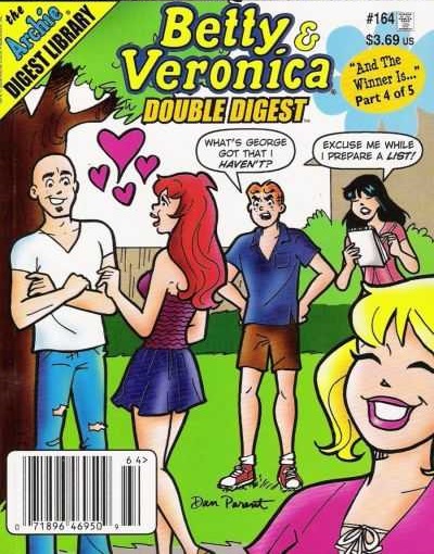 NO 164 BETTY & VERONICA DOUBLE DIGEST