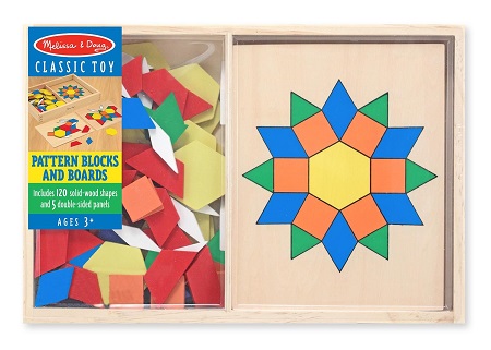 WOODEN GEOMETRICAL SHAPE MOSAIC BOARD