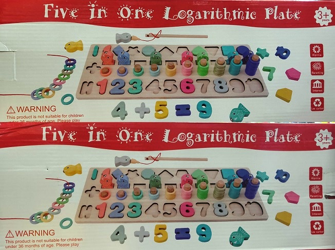 FIVE IN ONE LOGARITHMIC PLATE