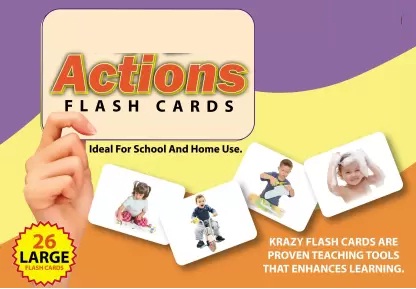 HUNGRY BRAIN ACTIONS flash cards